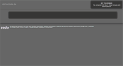 Desktop Screenshot of ahf-schule.de