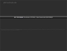 Tablet Screenshot of ahf-schule.de
